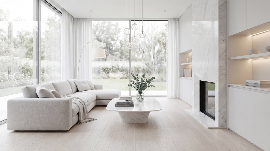 Living room remodel by Summit Build Co.